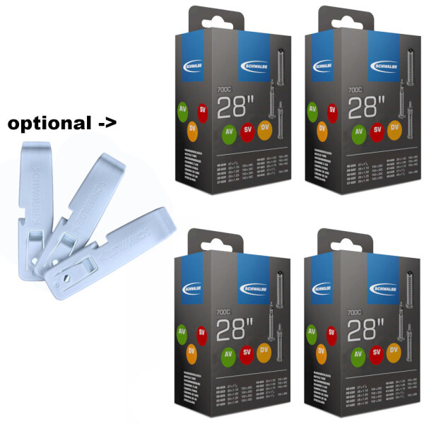 Schwalbe Schlauch Set Nr. 17 (4 Stück)