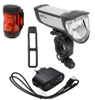 B&M LED Akku-Scheinwerfer IXON Core IQ2 + IXXI Set...