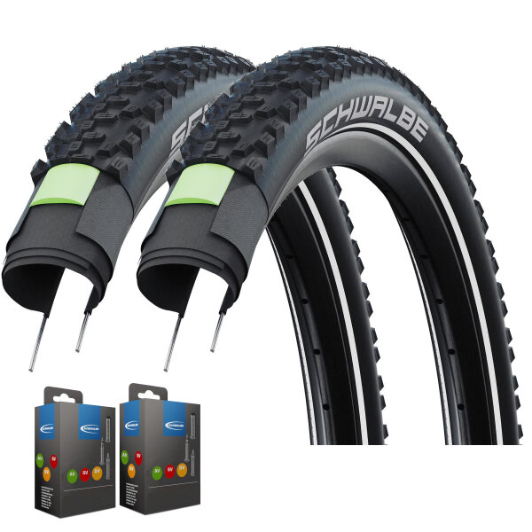 Schwalbe Reifen + Schlauch Set Smart Sam Plus (HS 624) - 2026 (2 Stück)
