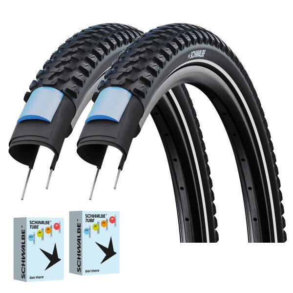Schwalbe Reifen + Schlauch Set Marathon Plus MTB - 2026 (2 Stück)