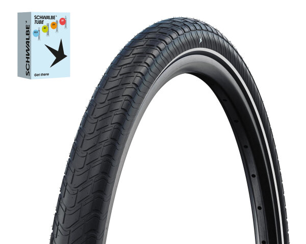 Schwalbe Reifen + Schlauch Set Motion Big Apple - 2026