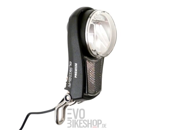 B&M LED Dynamo-Scheinwerfer LUMOTEC IQ Fly Premium senso plus (1742QSNDi)