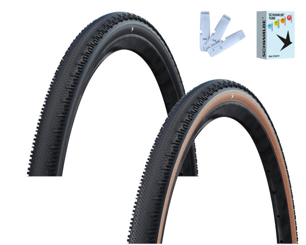 Schwalbe Reifen + Schlauch + Reifenheber Set G-ONE RS PRO - 2026