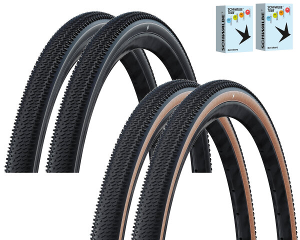 Schwalbe Reifen + Schlauch Set G-ONE R PRO - 2026 (2 Stück) |