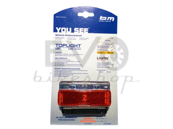 B&M LED Rücklicht TOPLIGHT Line senso